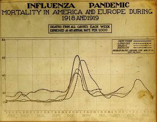 Graph 1918 Flu 1918 Pandemic Waves