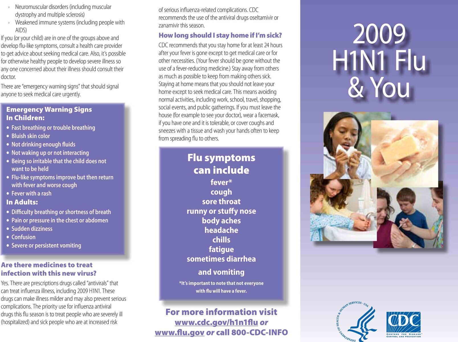 h1n1andyou-1 H1N1 Flu and You - New CDC Brochure