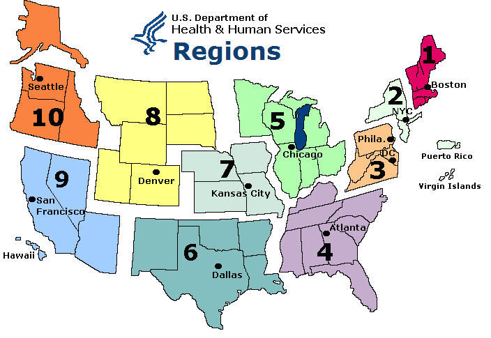 Hhsregions It Is Easier To Note Which Areas Aren't Above The Normal - 1, 2 And 8 Report Below Normal Influenza Activity.