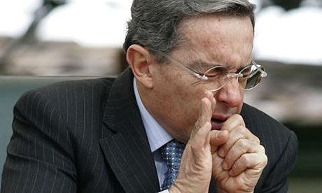 uribe Álvaro Uribe sneezes - please work on your cough etiquette and set an example