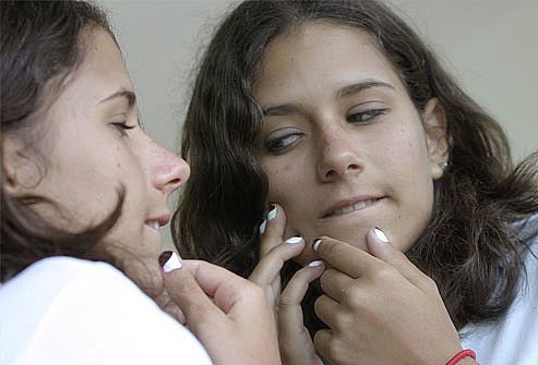 pimple_Full Viruses and bacteria don't crawl up your arm into your eyes, nose and airway. We introduce them by frequently touching our face and eyes.