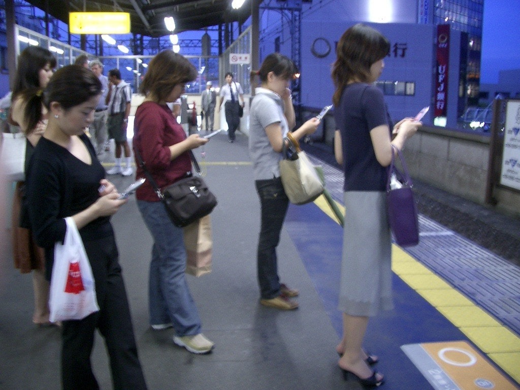 People Using Their Smartphones