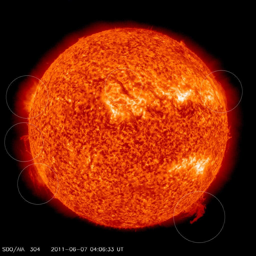 This Mornings Solar Flares Image Provided By Nasa