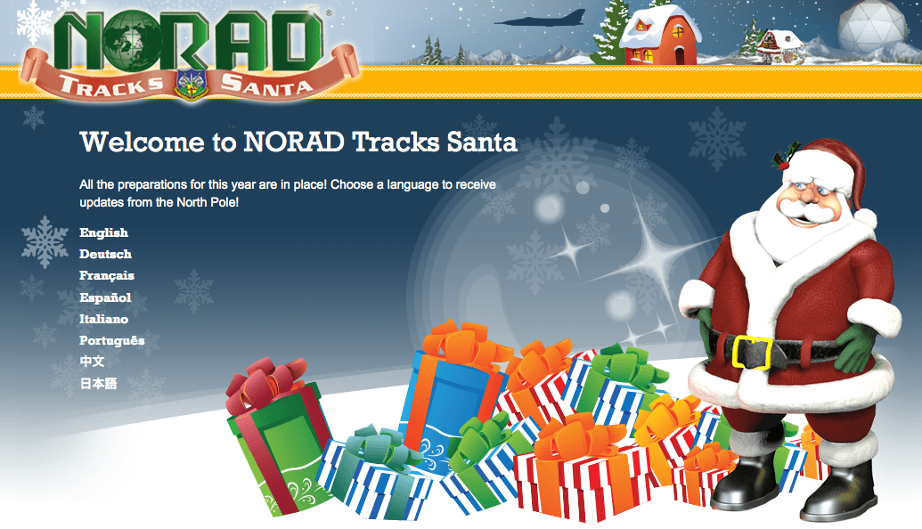 The Official Norad Santa Tracking Website. Http://Www.noradsanta.org/