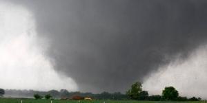 Moore Tornado Forming Outside Of Town