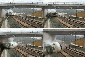 The Grim Video That Captured The Exact Moment That A High-Speed Passenger Train Derailed Outside Santiago De Compostela, Spain