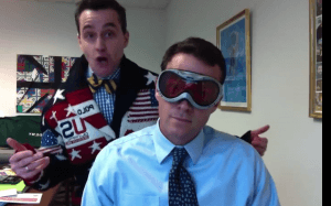 Durham Academy Principal Michael Ulku-Steiner And His Deputy Announce That School Will Be Closed All Set To The Tune Of Vanilla Ice’s ‘Ice Ice Baby’ In One Of The Most Epic And Nerdy Announcements Ever.