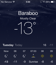 This Was My Morning Wake Up Temperature Today In Baraboo...yikes!