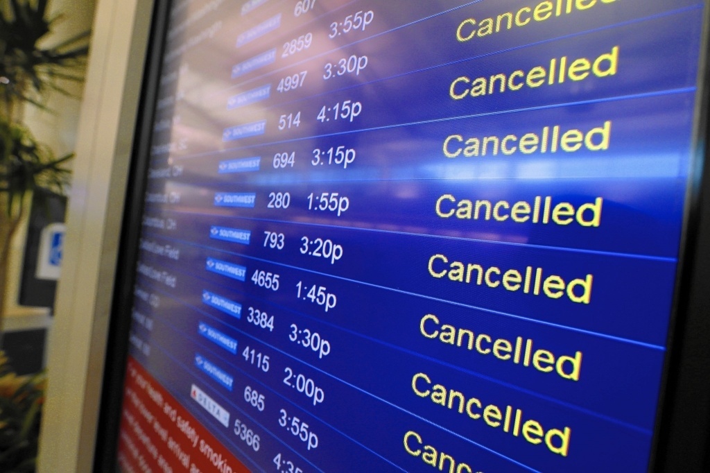 Last Month Chicago Flight Cancellations