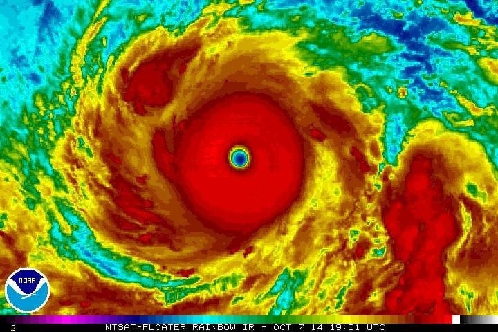 The Storm Looks Like A Donut — Which Is A Sign Of An Extremely Healthy, Violent Storm.