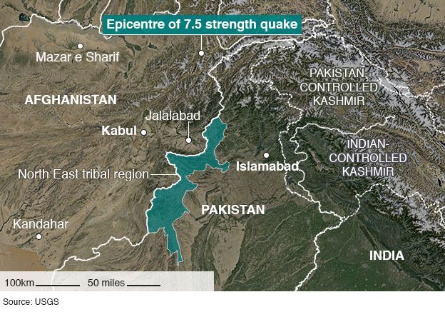 7.5 Afghanistan Earthquake 