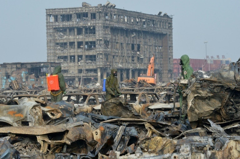Industrial Disaster In Tianjin, China