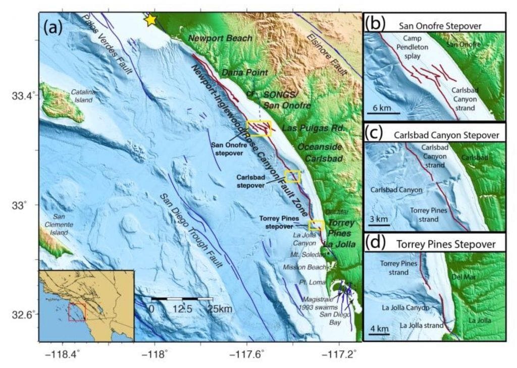 Newport Inglewood Rose Canyon Fault Zone Map
